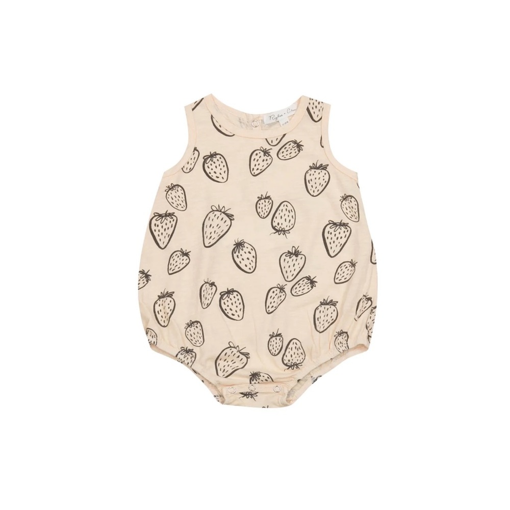 Rylee & Cru Strawberry Onesie